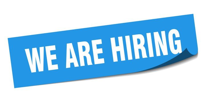 We’re Hiring.