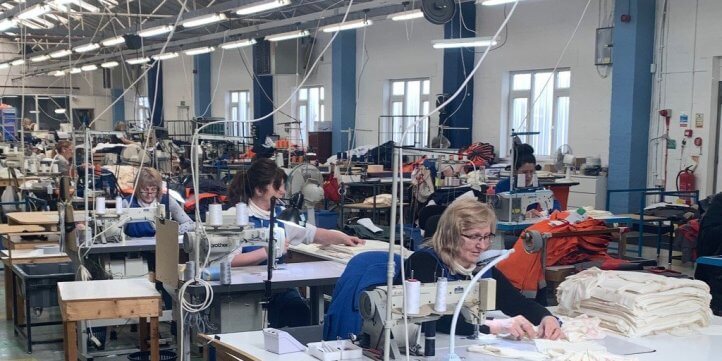 British Workwear Manufacturer Wearwell Makes Anti-Virus Snoods