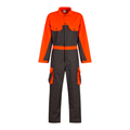 Orange & Grey Two Tone Boilersuit - Wearwell (UK) Ltd