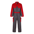 Red & Grey FR Two Tone Boilersuit - Wearwell (UK) Ltd