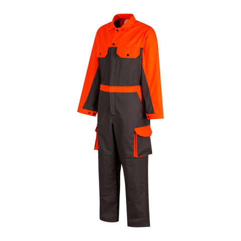 Orange & Grey FR Two Tone Boilersuit - Wearwell (UK) Ltd