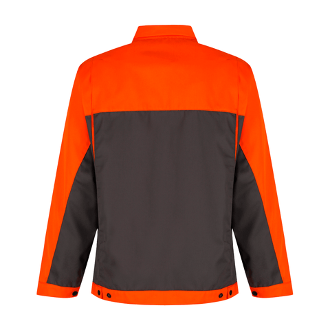 Orange & Grey FR Two Tone Jacket - Wearwell (UK) Ltd