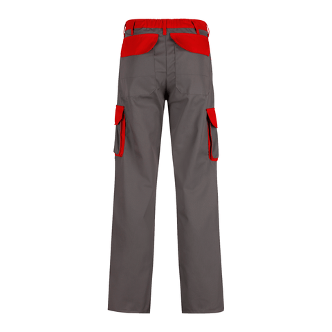 Workwear Trouser In Red & Grey - Wearwell (UK) Ltd
